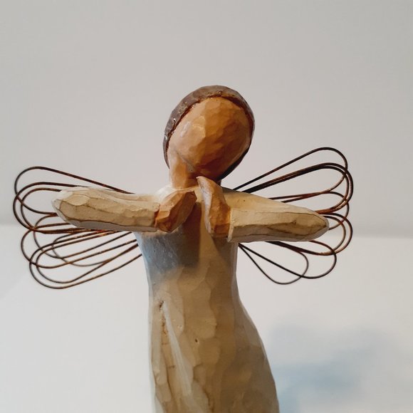 Vintage Willow Tree Figurine Angel of Happiness Sue Lordi Demdaco - Picture 2 of 8